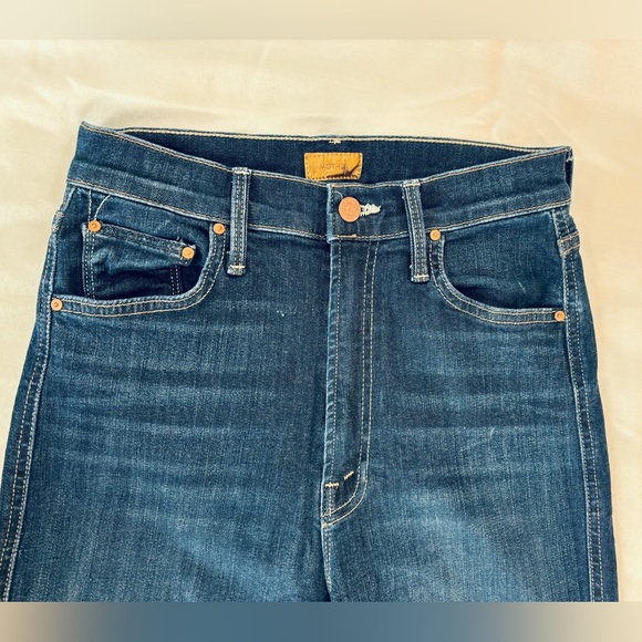 MOTHER Jeans SZ25 High Waisted Double Rider Skimp - Picture 4 of 13